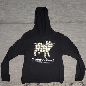 Southern Trend Long Sleeve Tee With Hood